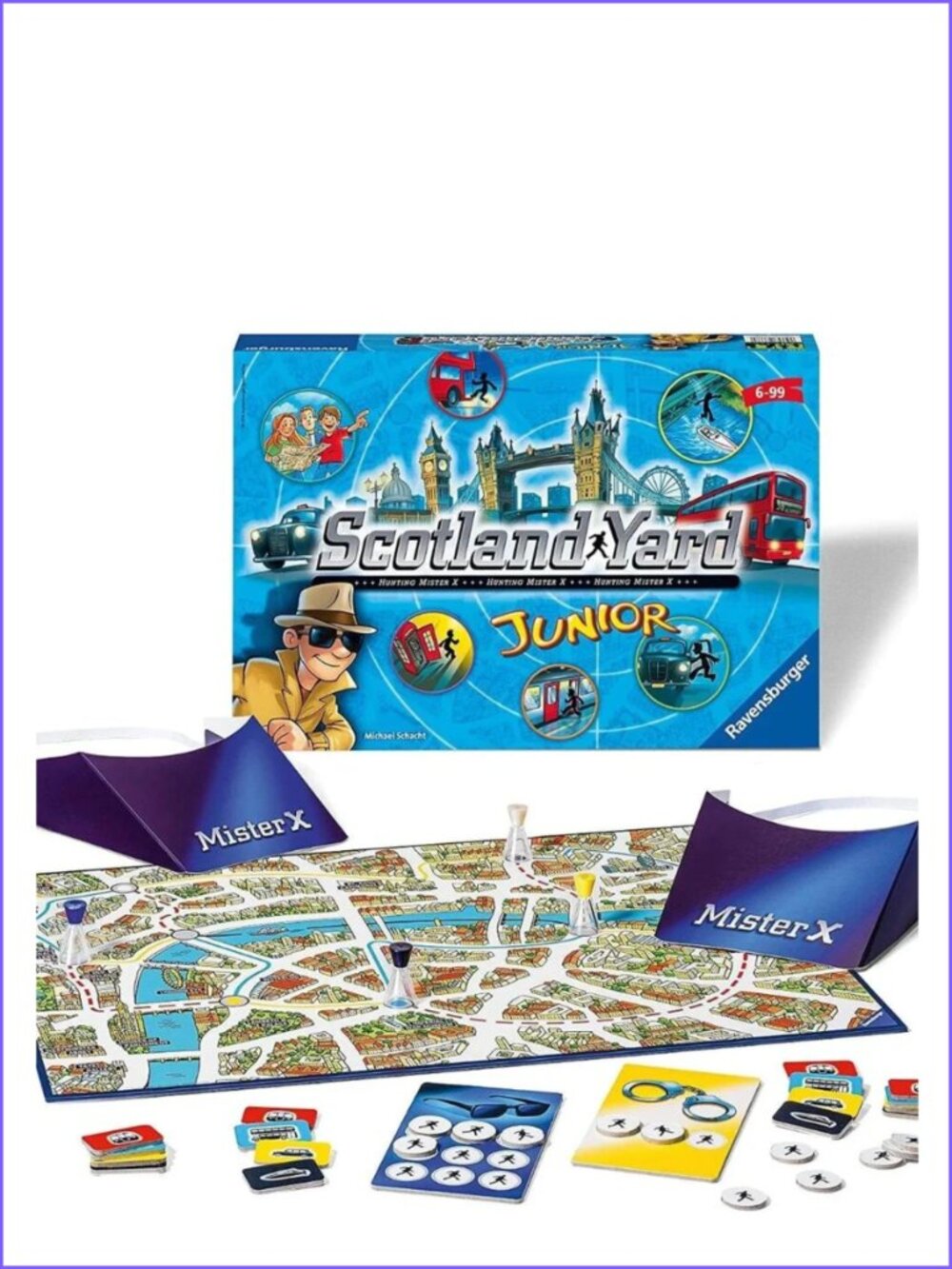 Ravensburger Game Scotland Yard Junior - Family Strategy Board Game New In Box